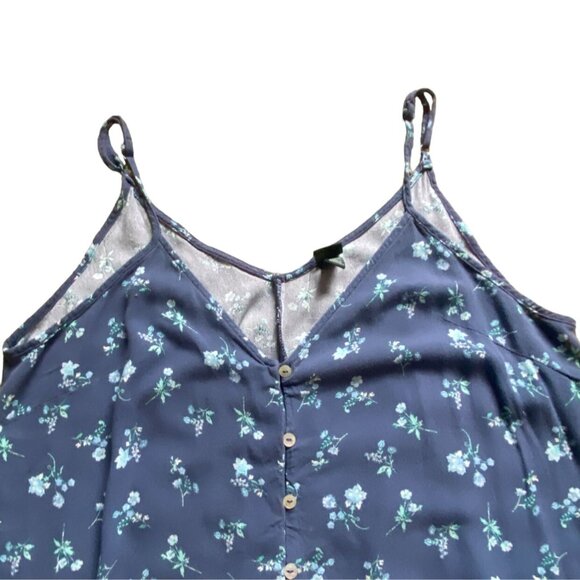 Wild Fable Womens Light Weight Floral Romper-Blue-Size Large-GUC - Picture 2 of 7